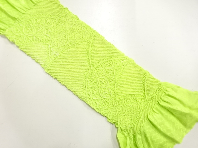 正絹　絞り　帯揚げ